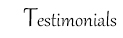 Testimonials